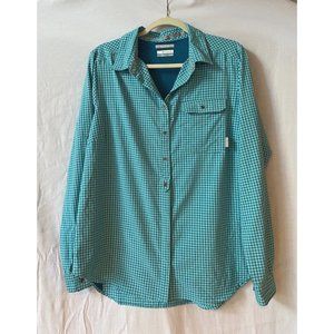 Columbia Sportswear Long Sleeve Plaid Button-Front Shirt Men's XL
